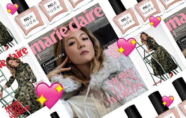 Constance Wu in NCLA on the cover of Marie Claire Malaysia!!