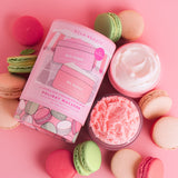 Holiday Macaron Body Scrub + Body Butter Gift Set