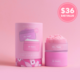 Pink Champagne Body Scrub + Body Butter Set