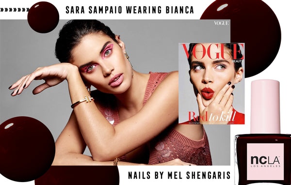 Sara Sampaio weaing NCLA on the cover of Vogue Thailand!