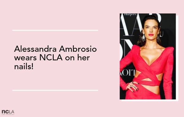 Alessandra Ambrosio wears NCLA's Back To Black!