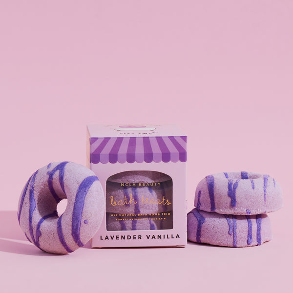 Lavender Vanilla Bath Treats (3 pc bath bomb set)