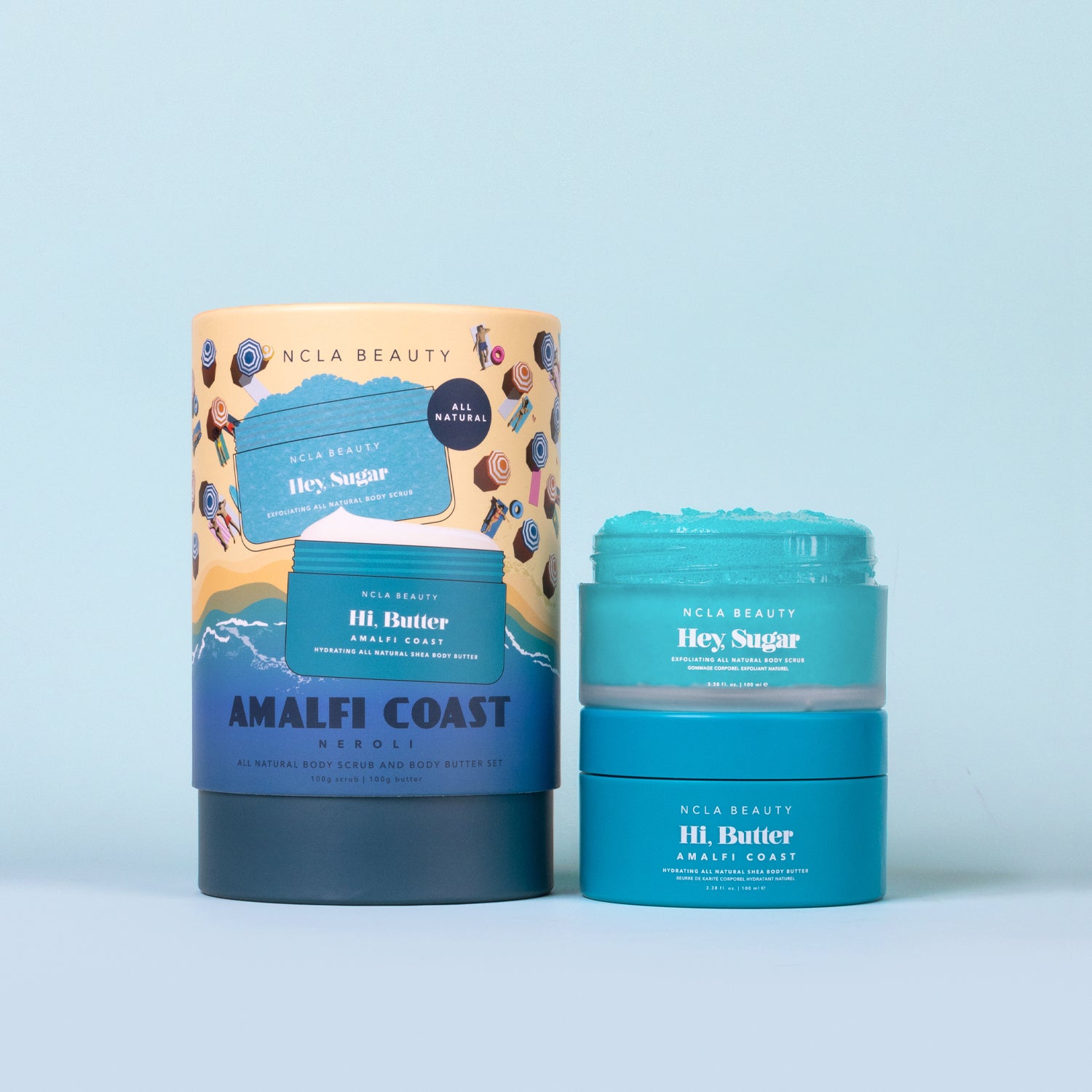 Amalfi Coast Body Scrub + Body Butter Set – NCLA Beauty