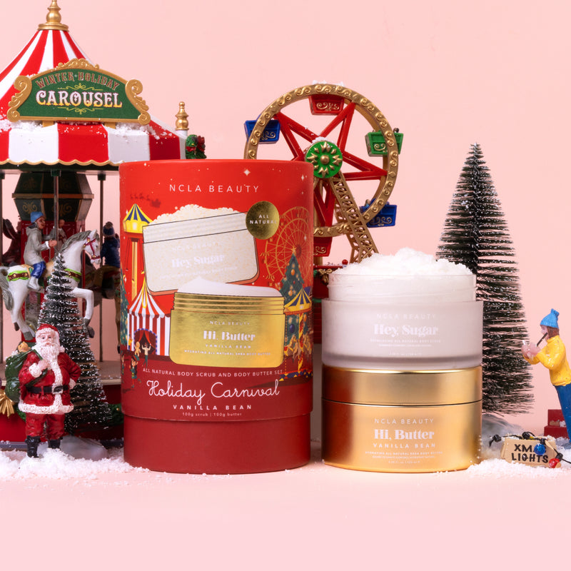 Holiday Carnival Body Scrub + Body Butter Gift Set