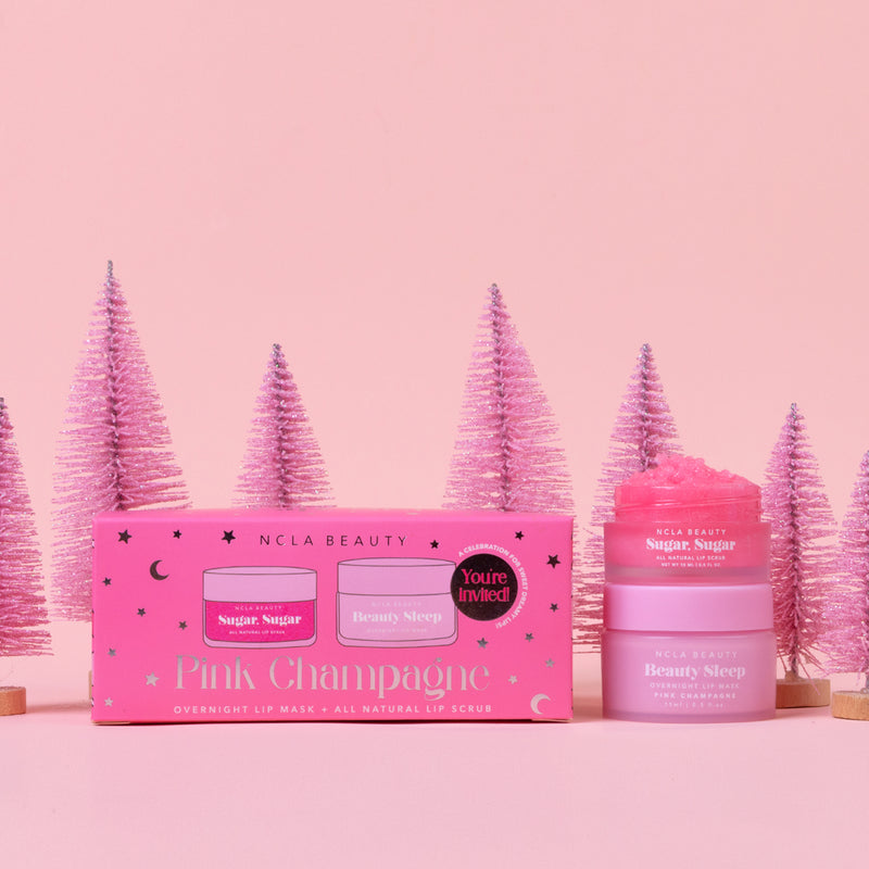 Slumber Party Lip Treatment Gift Set - Pink Champagne