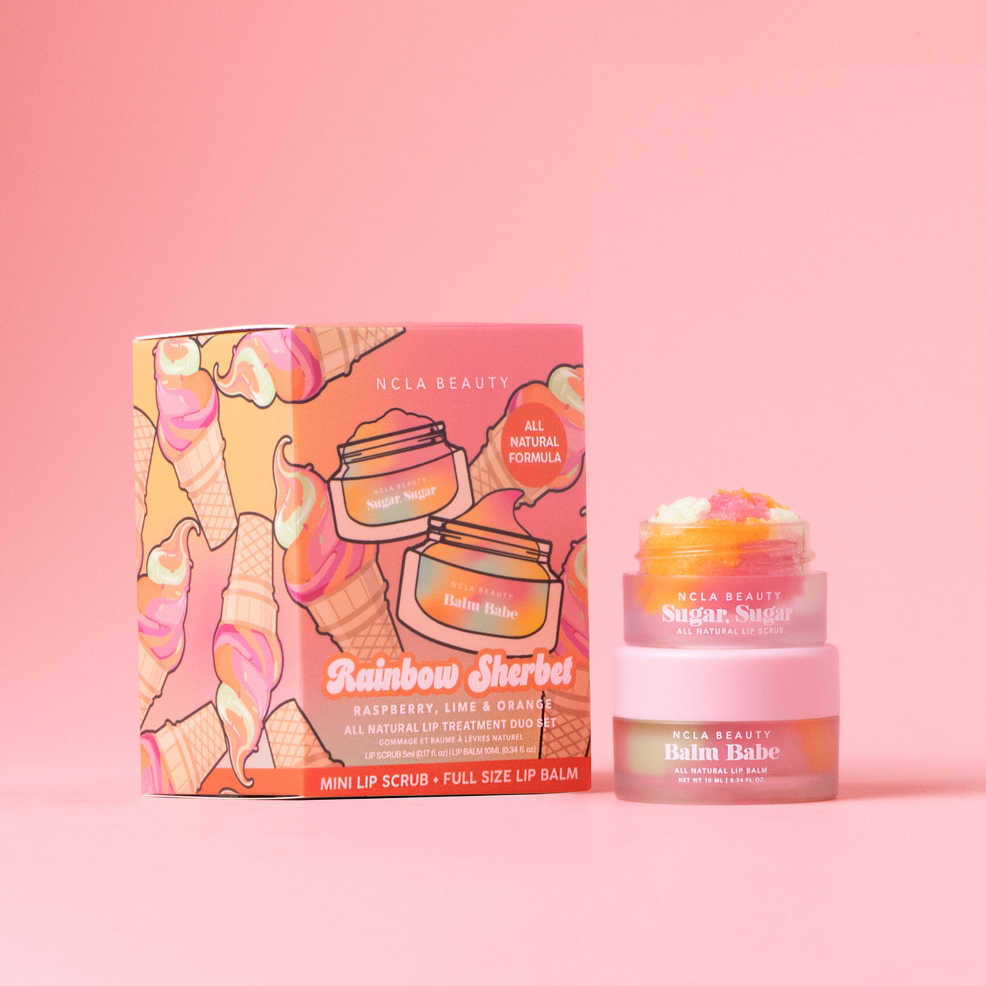 Rainbow Sherbet Lip Care Set – NCLA Beauty