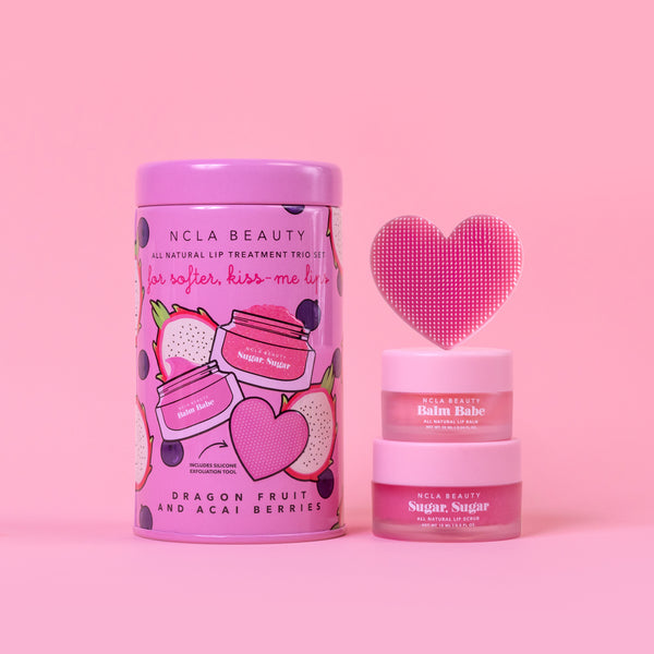 Dragonfruit Acai Berries Lip Care Set + Lip Scrubber – NCLA Beauty