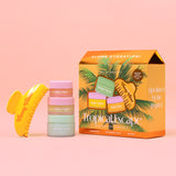 Tropical Escape Lip Care Set + Claw Clip