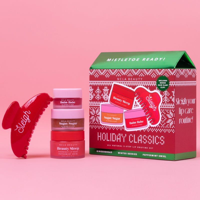 Holiday Classics Lip Care Set + Claw Clip