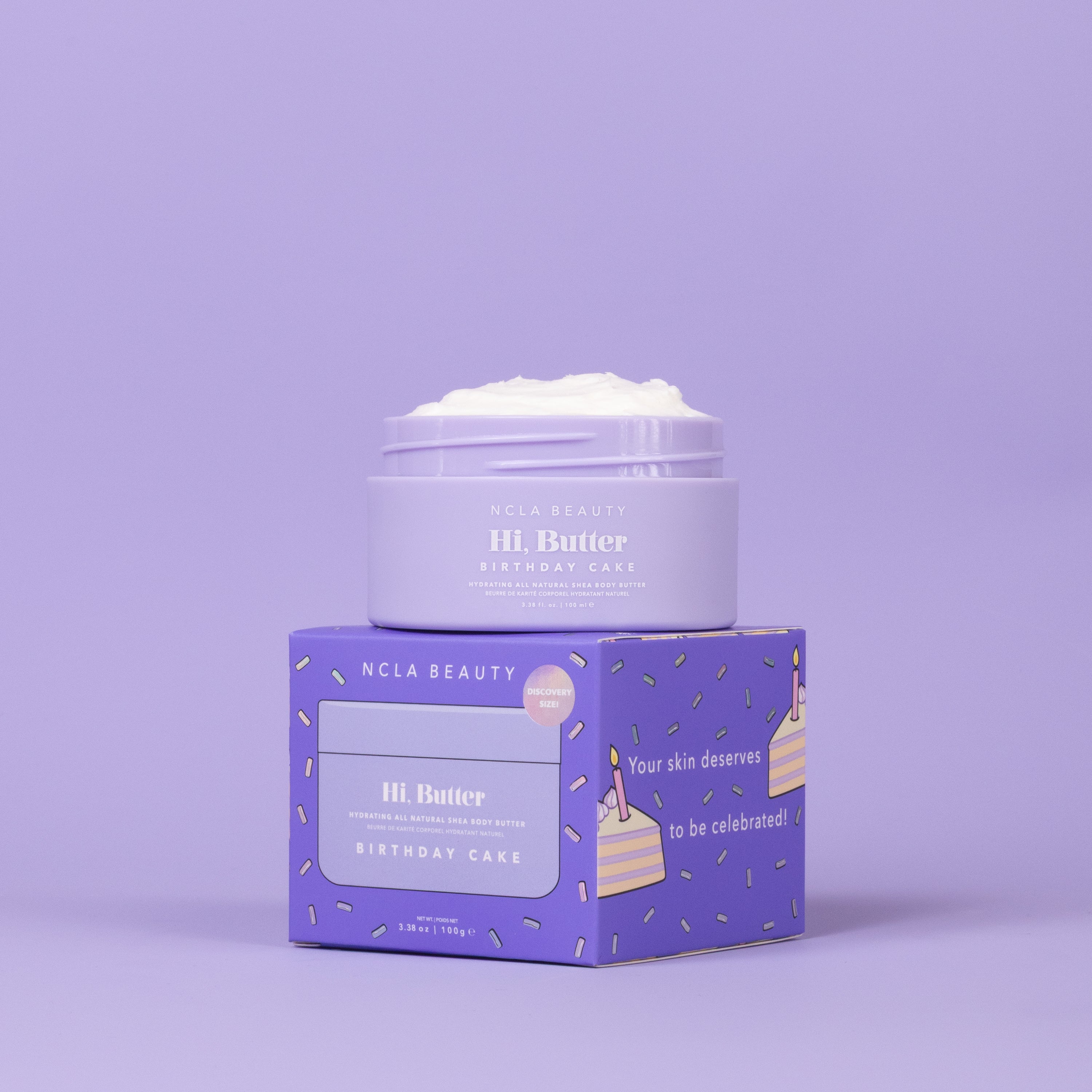 Hi, Butter Birthday Cake Discovery Size Body Butter – NCLA Beauty