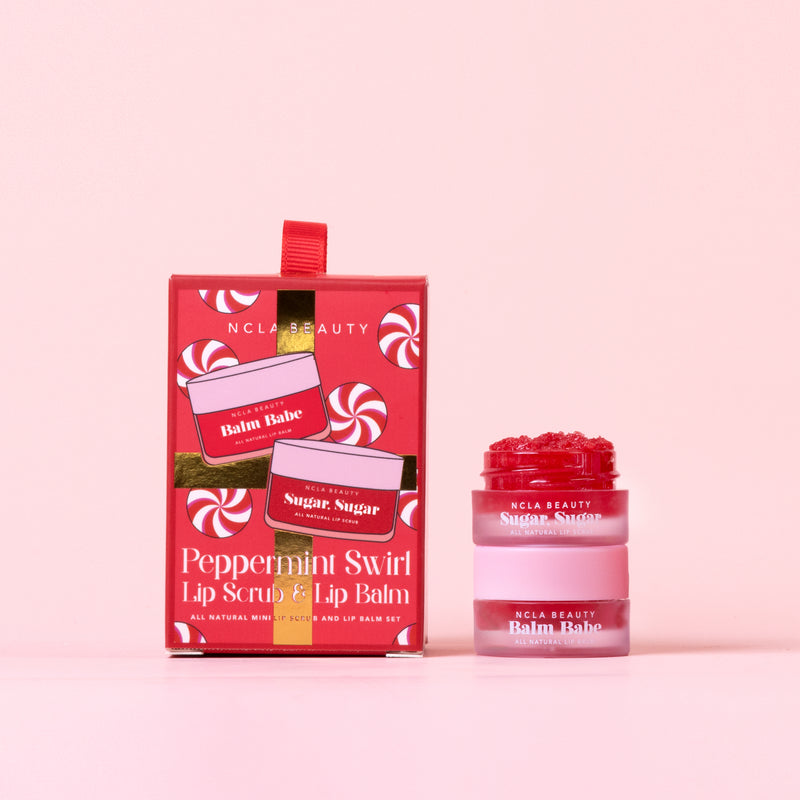 Peppermint Swirl Lip Treatment Ornament Gift Set