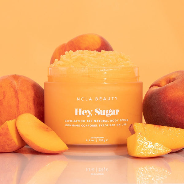 Peach Bazaar Sugar Scrub, 12 oz — Pälish Natural Skincare