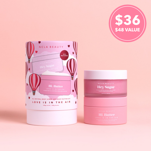 Love is in the Air Body Scrub + Body Butter Set