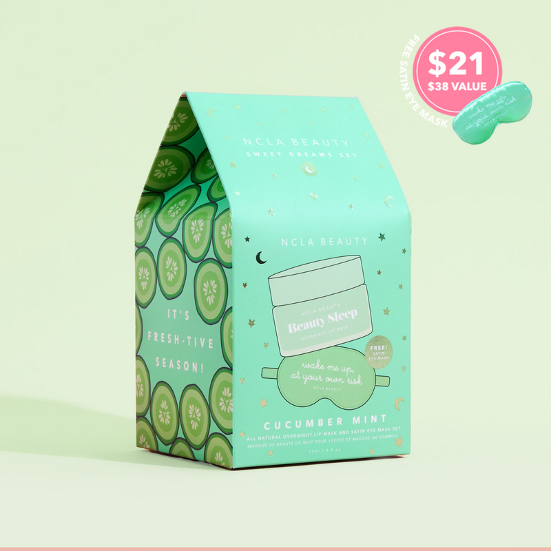 Sweet Dreams Cucumber Mint Lip Mask Gift Set