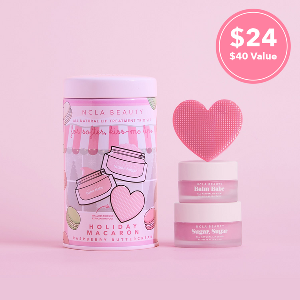 Holiday Macaron Lip Care Duo + Lip Scrubber