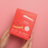 Buff & Butter Dry Brush + Body Butter Set - Candy Cane