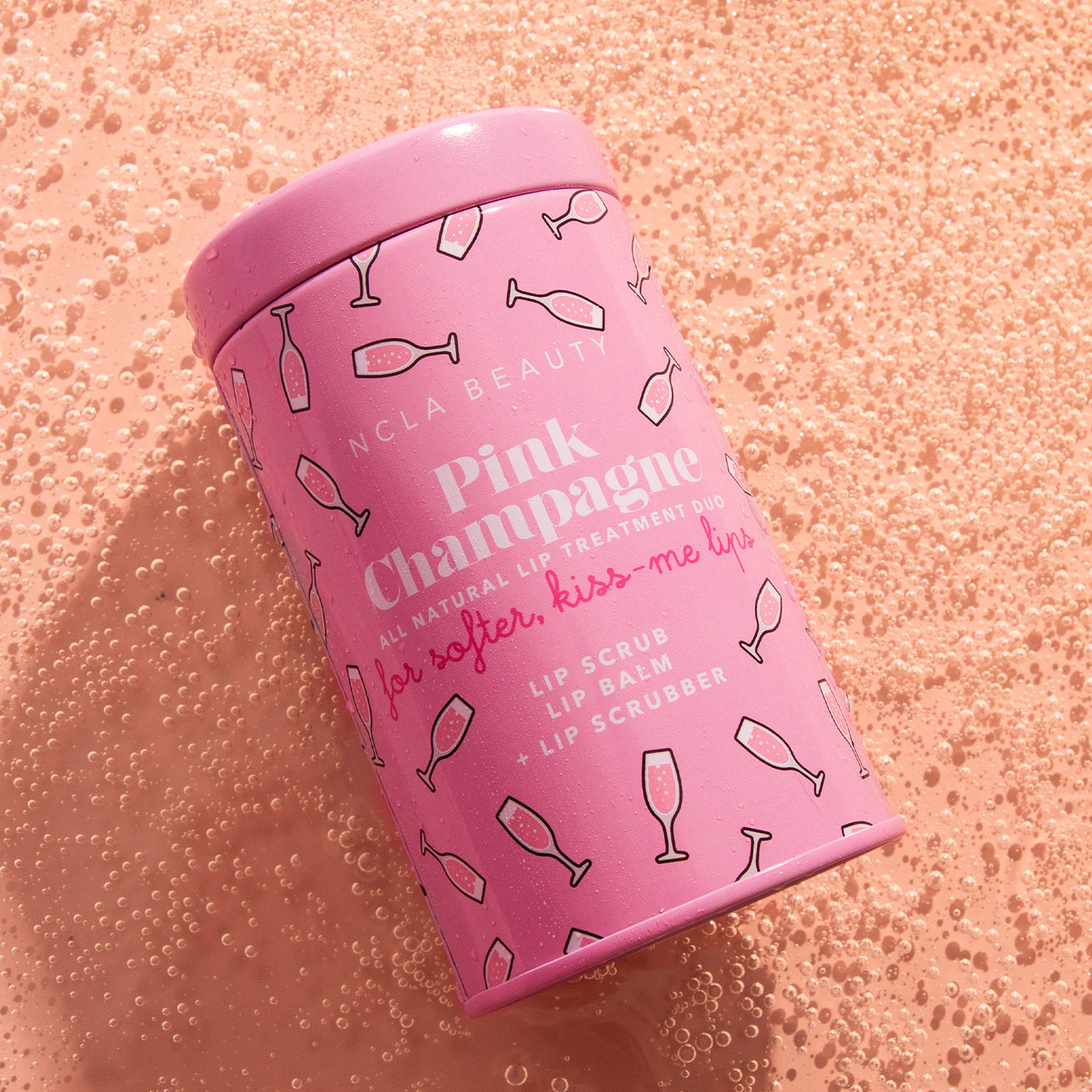 Pink Champagne Lip Care Duo + Lip Scrubber – NCLA Beauty