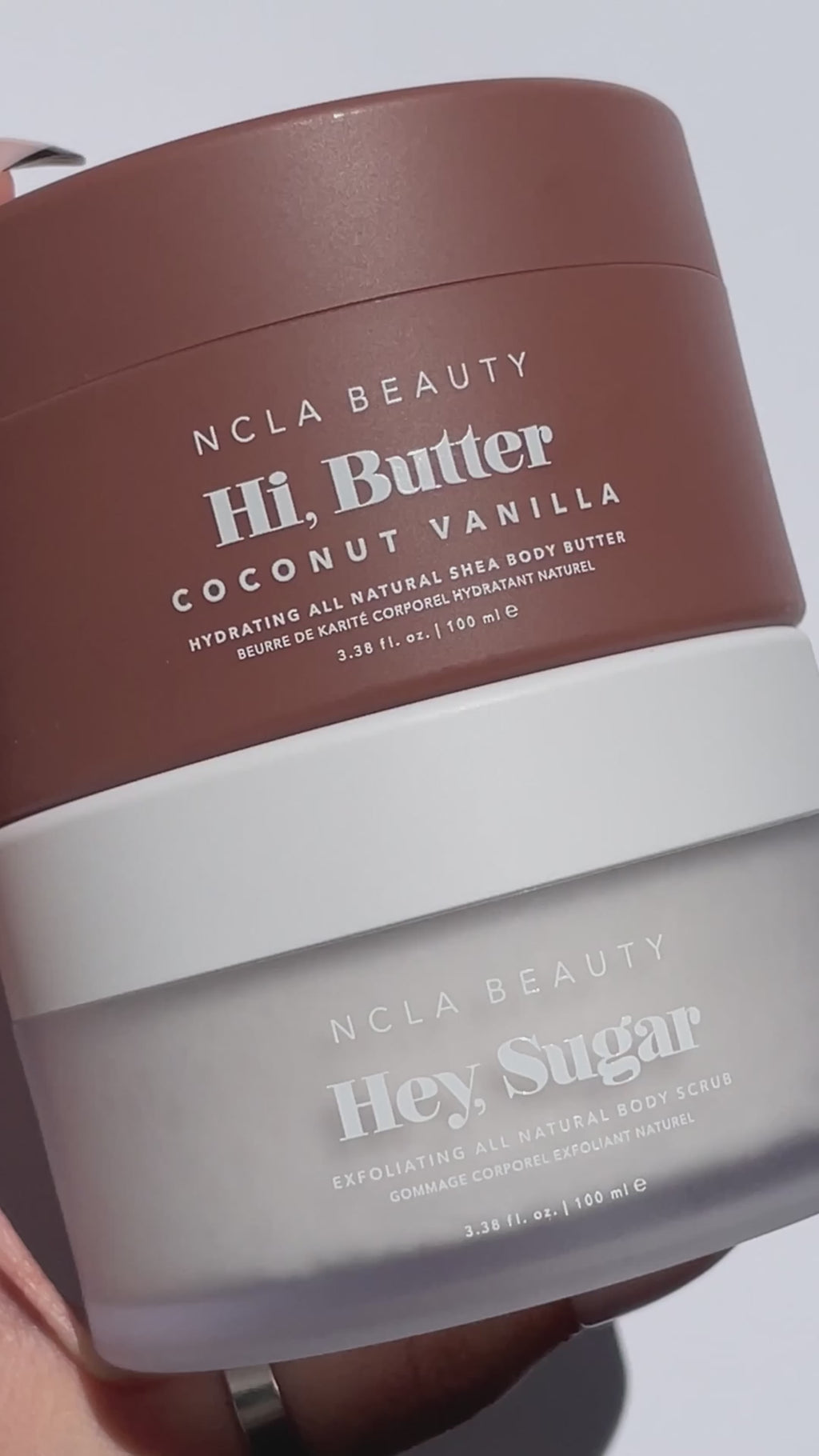 Coconut Vanilla Body Scrub + Body Butter Set – NCLA Beauty